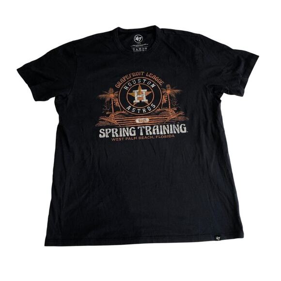 Houston Astros Shirt Size L Grapefruit League Spring Training Blue Unisex 47 Tee - Picture 1 of 6